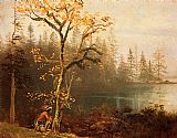 Albert Bierstadt Indian Scout painting